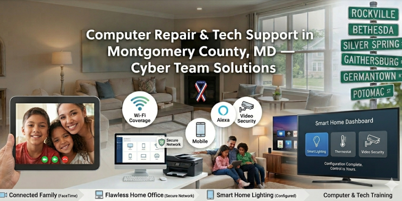 computer repair and tech support Montgomery County